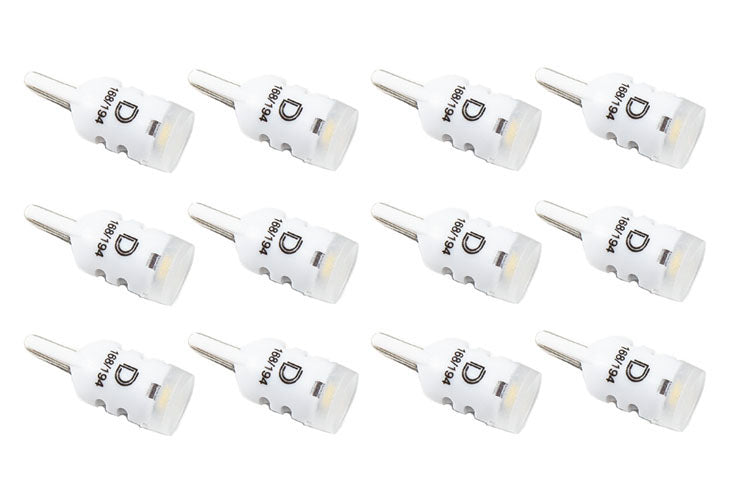 194 LED Bulb HP3 LED Pure White Set of 12 Diode Dynamics