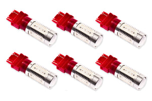 3157 LED Bulb HP11 LED Red Set of 6 Diode Dynamics