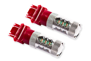 3157 LED Bulb XP80 LED Red Pair Diode Dynamics