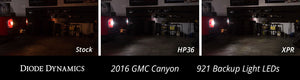 Backup LEDs for 2015-2021 GMC Canyon (pair), HP36 (210 lumens)
