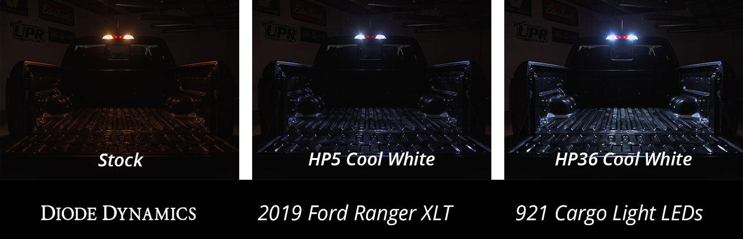 Cargo Light LEDs for 2019-2021 Ford Ranger (pair), HP36 (210 lumens)