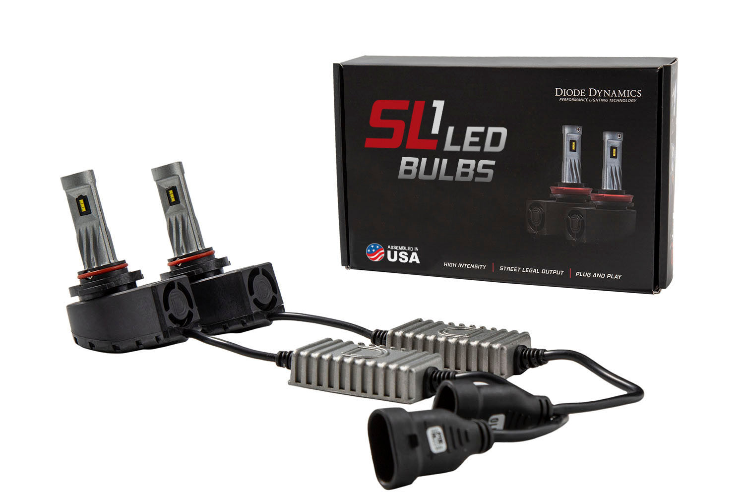 H10 SL1 LED Bulbs Pair Diode Dynamics