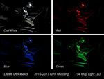 Load image into Gallery viewer, Mustang Interior Light Kit 15-17 Mustang Stage 1 Blue Diode Dynamics
