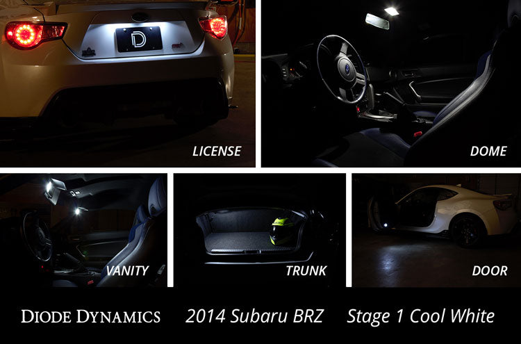 Subaru BRZ Interior Kit Stage 1 Blue Diode Dynamics