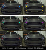 Load image into Gallery viewer, 2015-2016 Ford Mustang RGBWA DRL LED Boards (USDM) Diode Dynamics
