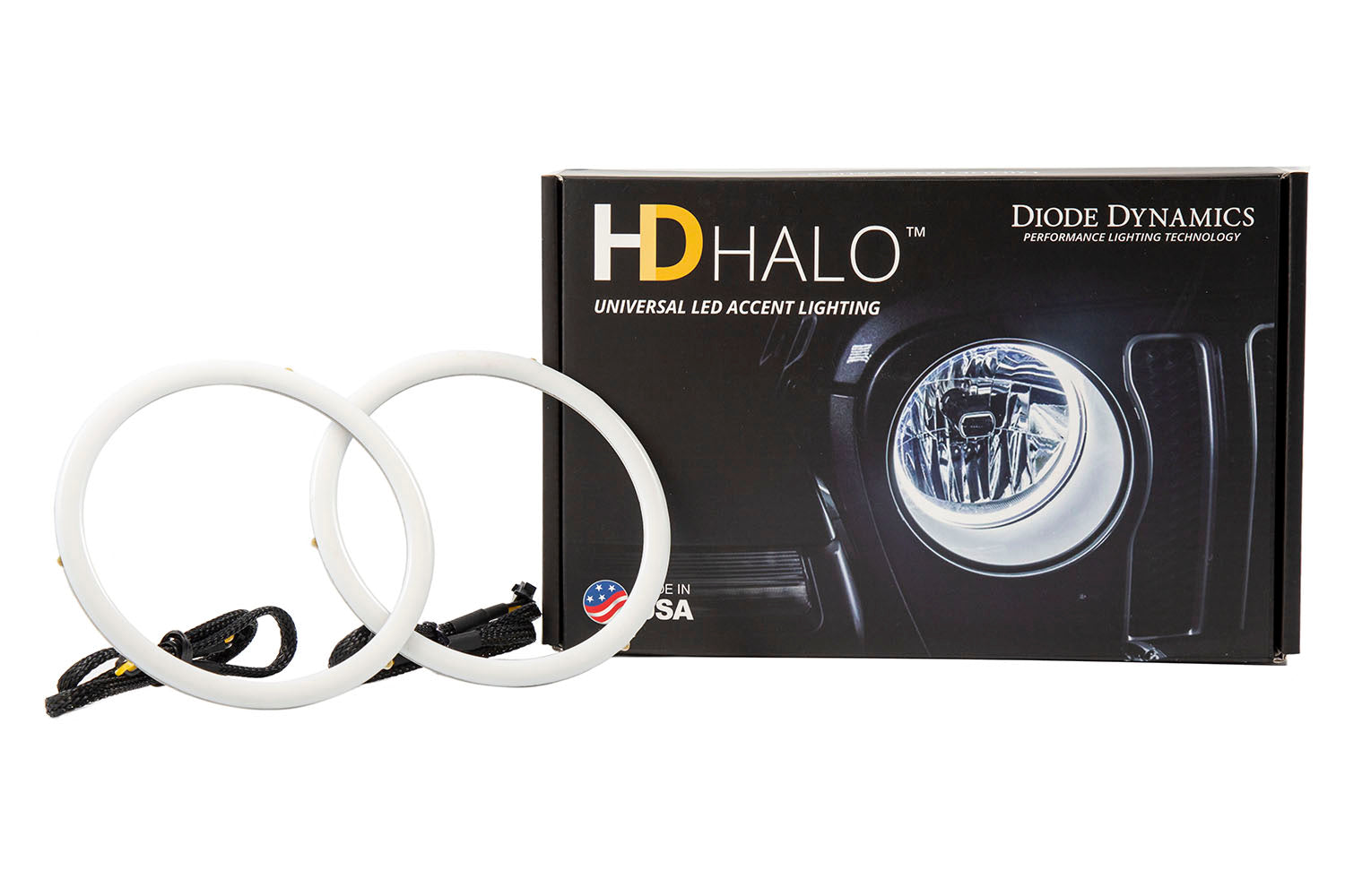 Halo Lights LED 50mm Amber Pair Diode Dynamics