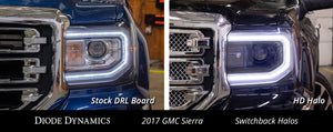 Sierra 2016-2018 Amber LED Halos Diode Dynamics