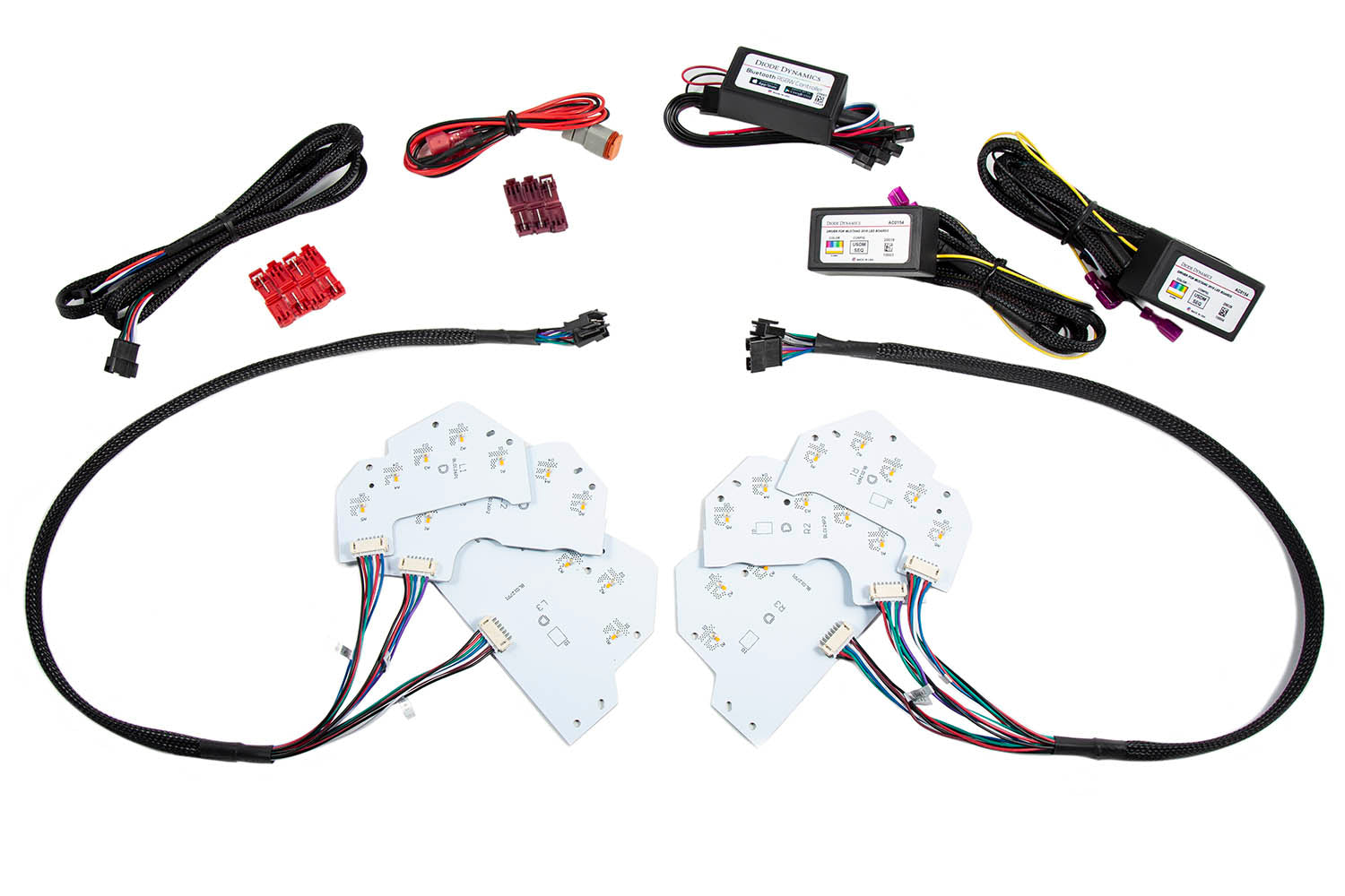 RGBW DRL LED Boards for 2018-2021 Ford Mustang