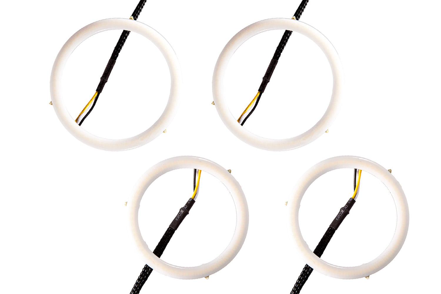 Halo Lights LED 70mm/90mm White Four Diode Dynamics