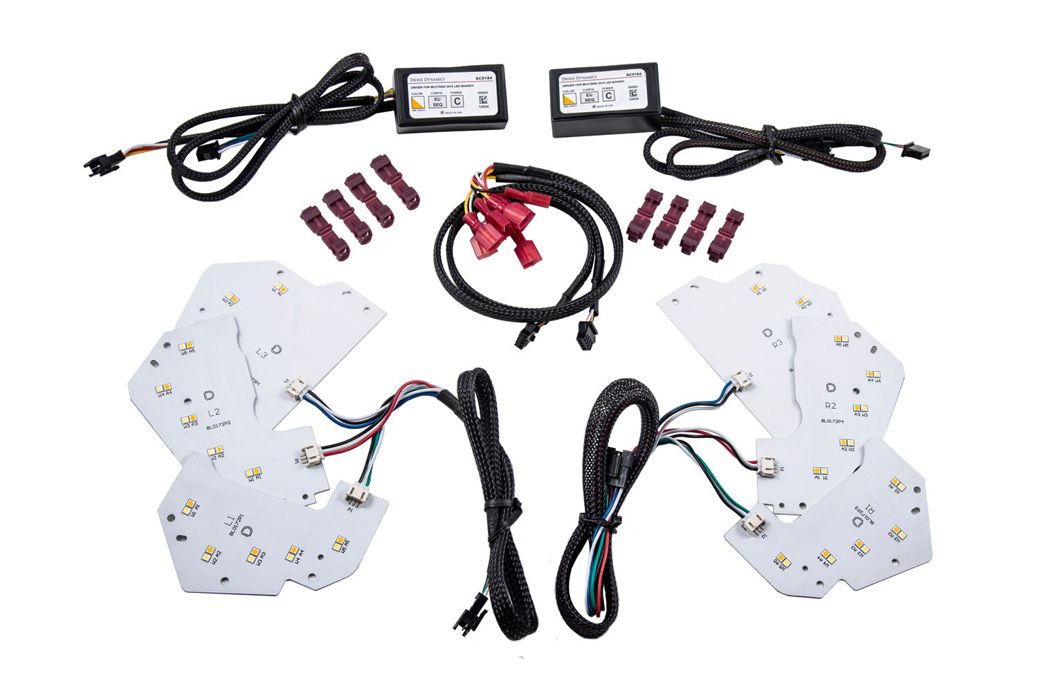 Switchback DRL LED Boards for 2018-2021 EU/AU Ford Mustang