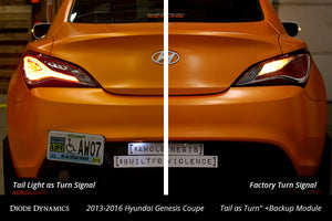Hyundai Genesis Coupe Tail as Turn Kit w/ Backup Stage 2 Diode Dynamics