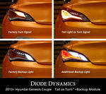 Load image into Gallery viewer, Hyundai Genesis Coupe Tail as Turn Kit w/ Backup Stage 2 Diode Dynamics
