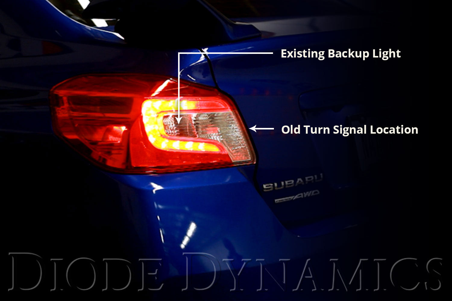 Tail as Turn Kit w/ Backup for 2015-2021 Subaru WRX / STi, Stage 2