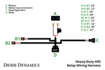 Load image into Gallery viewer, Heavy-Duty HID Relay Harness Single Diode Dynamics
