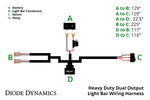 Load image into Gallery viewer, Heavy Duty Dual Output Light Bar Wiring Harness Diode Dynamics
