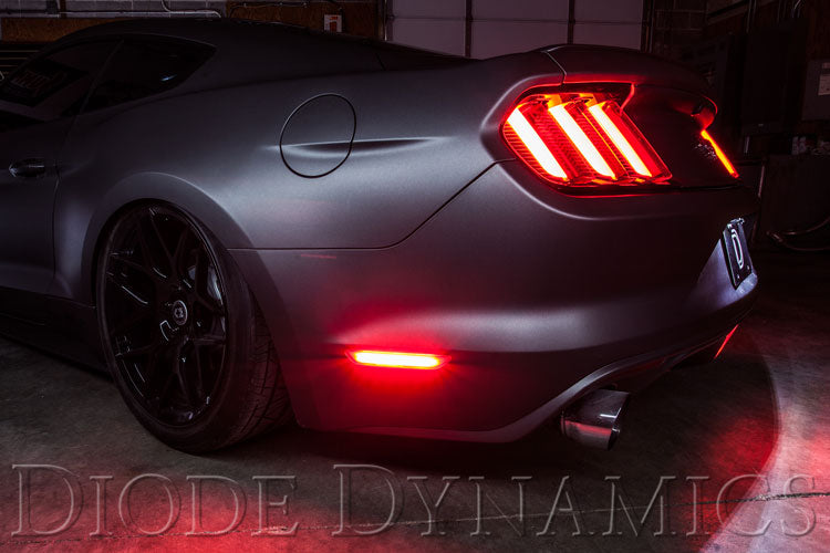 LED Sidemarkers for 2015-2021 Ford Mustang, Red (set)