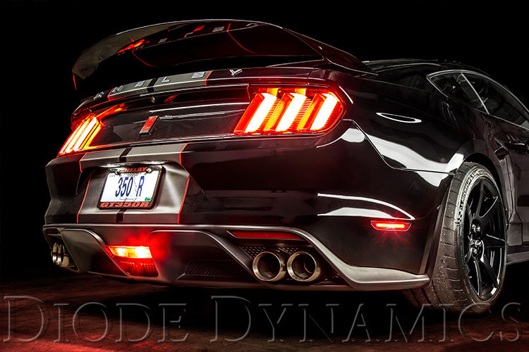 LED Sidemarkers for 2015-2021 Ford Mustang, Smoked (set)