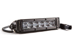 Load image into Gallery viewer, 6 Inch LED Light Bar Single Row Straight SS6 White Wide Light Bar Single Diode Dynamics
