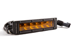 Load image into Gallery viewer, 6 Inch LED Light Bar Single Row Straight SS6 Amber Driving Light Bar Single Diode Dynamics

