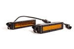 Load image into Gallery viewer, 6 Inch LED Light Bar Single Row Straight SS6 Amber Wide Light Bar Pair Diode Dynamics
