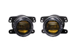 Load image into Gallery viewer, Elite Series Fog Lamps for 2020-2022 Jeep JT Gladiator Overland/Rubicon w/ Plastic Bumper Pair Yellow 3000K Diode Dynamics

