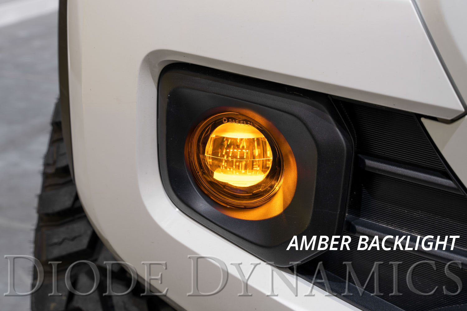 Elite Series Fog Lamps for 2014-2022 Toyota Highlander Pair Cool White 6000K Diode Dynamics