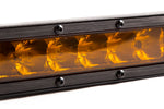 Load image into Gallery viewer, 12 Inch LED Light Bar  Single Row Straight Amber Flood Each Stage Series Diode Dynamics
