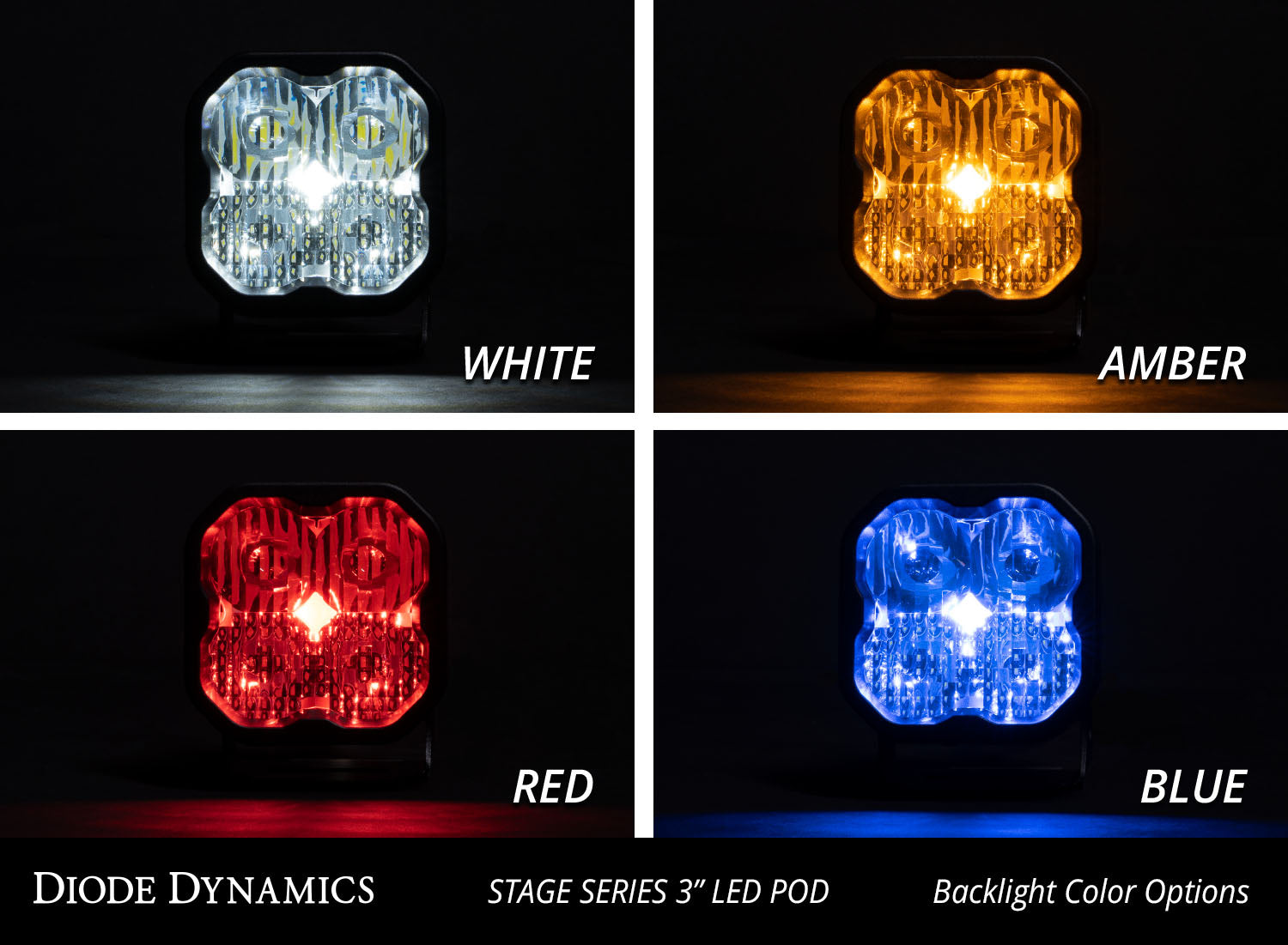 Worklight SS3 Sport White SAE Driving Standard Pair Diode Dynamics