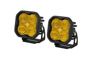 Worklight SS3 Sport Yellow SAE Fog Standard Pair Diode Dynamics
