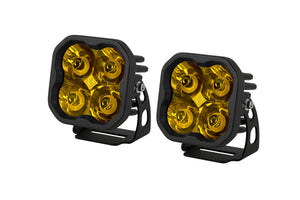 Worklight SS3 Sport Yellow Spot Standard Pair Diode Dynamics