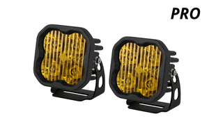 Worklight SS3 Pro Yellow SAE Fog Standard Pair Diode Dynamics