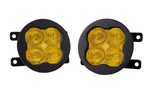 Load image into Gallery viewer, SS3 LED Fog Light Kit for 2012-2016 Fiat 500 Yellow SAE Fog Sport Diode Dynamics
