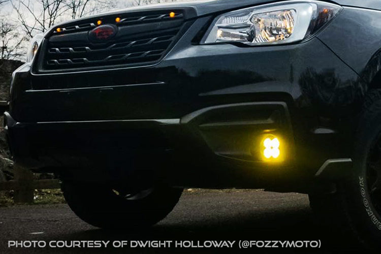 SS3 LED Fog Light Kit for 2014-2019 Subaru Forester Yellow SAE Fog Sport Diode Dynamics