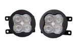 Load image into Gallery viewer, SS3 LED Fog Light Kit for 2006-2009 Ford Mustang White SAE Fog Pro Diode Dynamics
