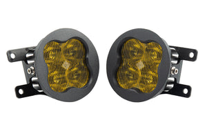 SS3 LED Fog Light Kit for 2012-2016 Fiat 500 Yellow SAE Fog Pro Diode Dynamics