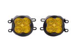 Load image into Gallery viewer, SS3 LED Fog Light Kit for 2014-2018 Toyota Highlander Yellow SAE Fog Sport Diode Dynamics
