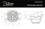 Load image into Gallery viewer, SS3 LED Fog Light Kit for 2008-2010 Toyota Highlander White SAE Fog Pro Diode Dynamics
