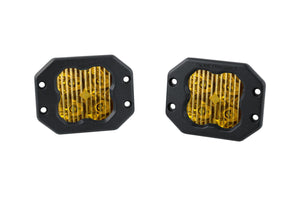 Worklight SS3 Sport Yellow Driving Flush Pair Diode Dynamics
