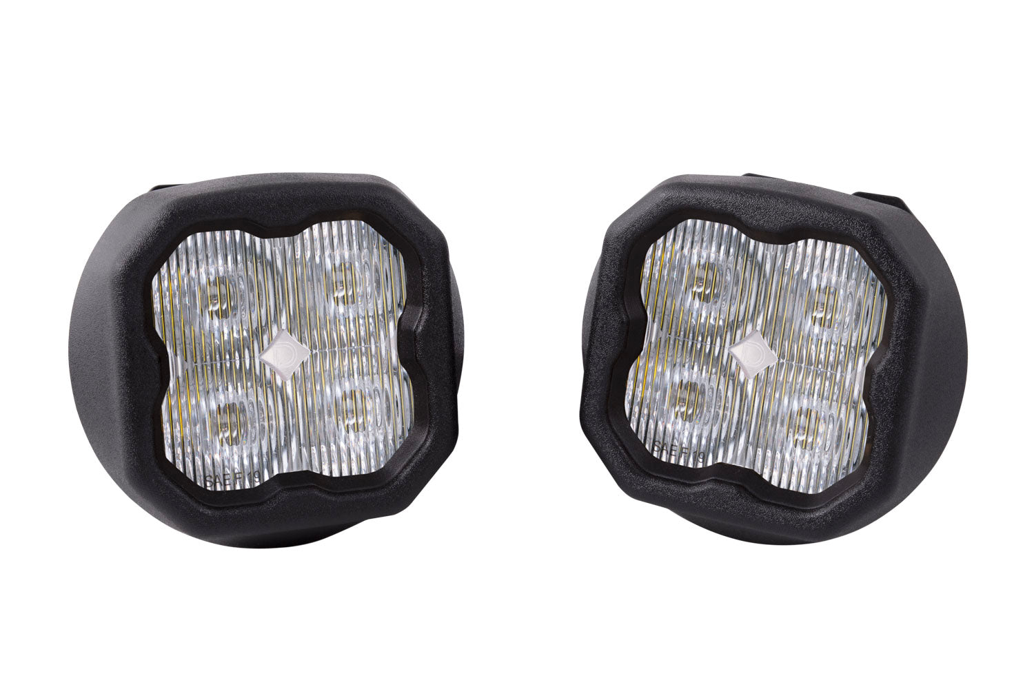 SS3 LED Fog Light Kit for 2014-2015 GMC Sierra 1500 White SAE Fog Sport Diode Dynamics