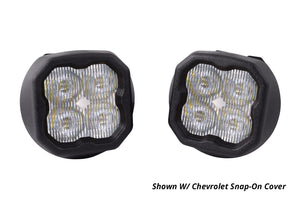 SS3 LED Fog Light Kit for 2007-2014 Chevrolet Suburban Yellow SAE Fog Sport Diode Dynamics