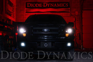 SS3 LED Fog Light Kit for 2011-2014 Ford F150 White SAE Fog Pro Diode Dynamics