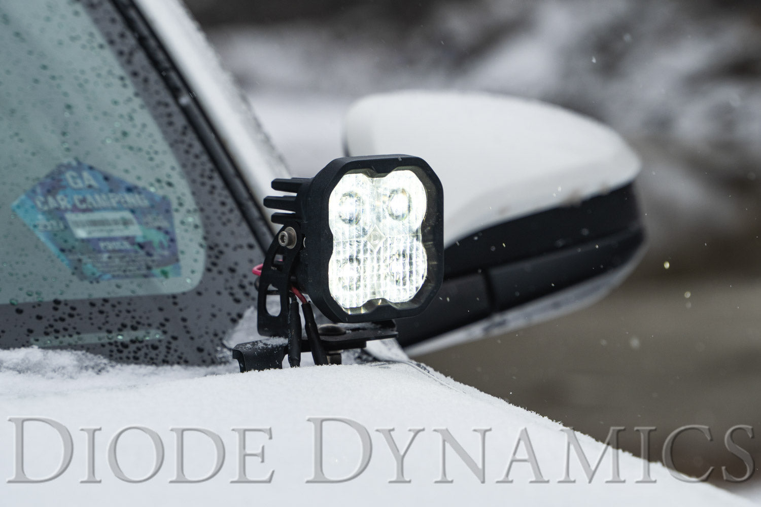 SS3 LED Ditch Light Kit for 2010-2021 Toyota 4Runner Sport White Combo Diode Dynamics