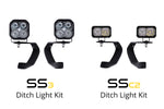 Load image into Gallery viewer, SS3 LED Ditch Light Kit for 2010-2021 Toyota 4Runner Sport White Combo Diode Dynamics

