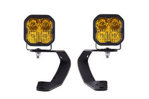 SS3 LED Ditch Light Kit for 2010-2021 Toyota 4Runner Sport Yellow Combo Diode Dynamics