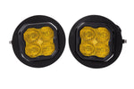 Load image into Gallery viewer, SS3 LED Fog Light Kit for 2007-2013 Toyota Tundra Yellow SAE Fog Max w/ Backlight Diode Dynamics
