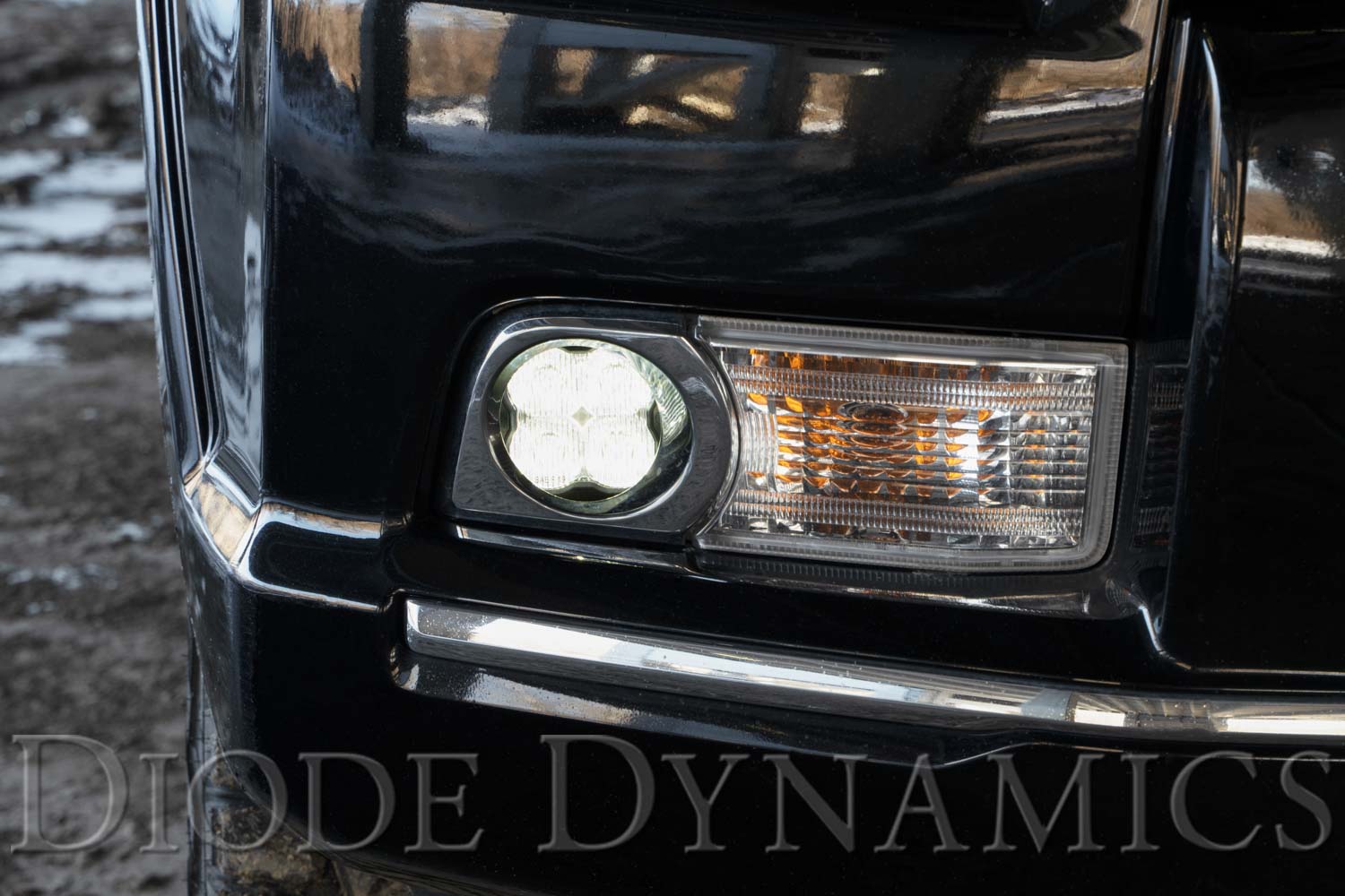 SS3 LED Fog Light Kit for 2010-2013 Toyota 4Runner, White SAE/DOT Driving Sport with Backlight Diode Dynamics