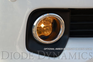 SS3 LED Fog Light Kit for 2010-2013 Toyota 4Runner, Yellow SAE Fog Max with Backlight Diode Dynamics