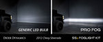 Load image into Gallery viewer, SS3 LED Fog Light Kit for 2007-2015 Chevrolet Silverado, Yellow SAE Fog Sport Diode Dynamics
