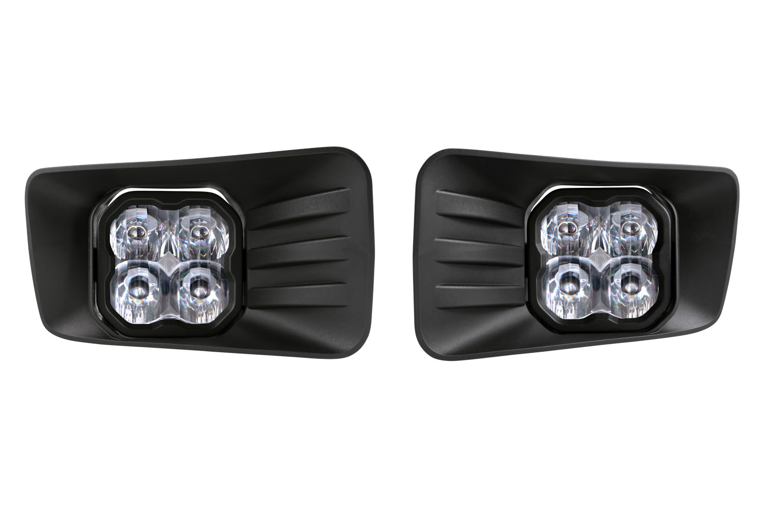 SS3 LED Fog Light Kit for 2007-2015 Chevrolet Silverado, White SAE Fog Sport with Backlight Diode Dynamics