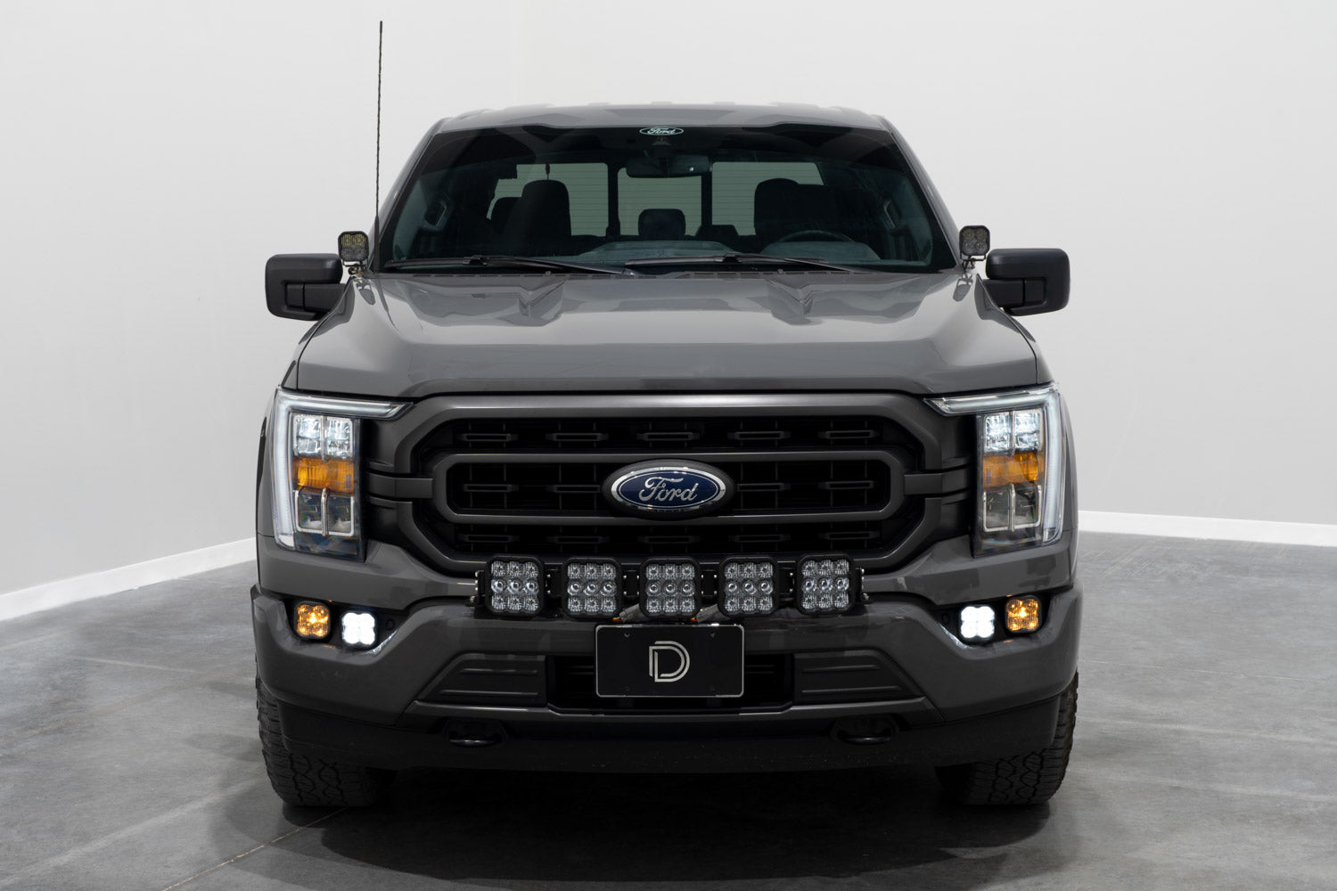 SS3 LED Fog Pocket Kit for 2021-2022 Ford F-150, Yellow Sport Diode Dynamics